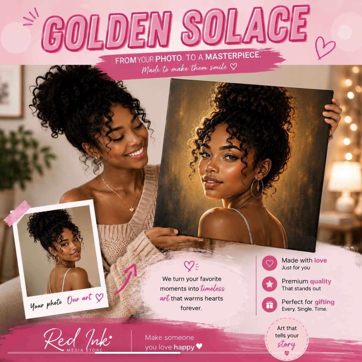 Golden Solace Canvas