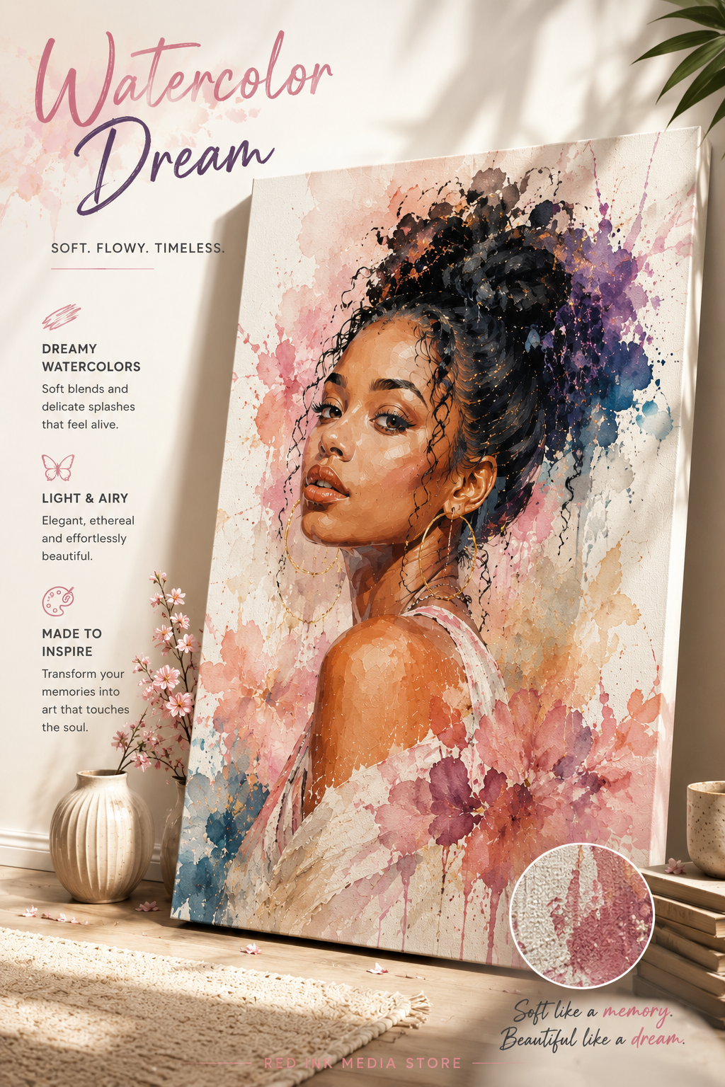 Watercolor Dream Canvas